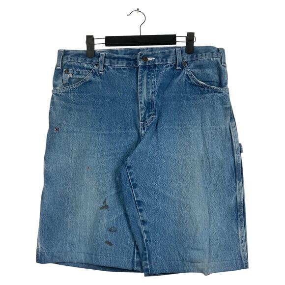 Vintage Dickies Carpenter Denim Shorts 32 - Picture 1 of 7